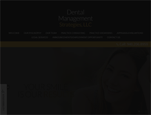 Tablet Screenshot of dentalmanagementstrategies.com